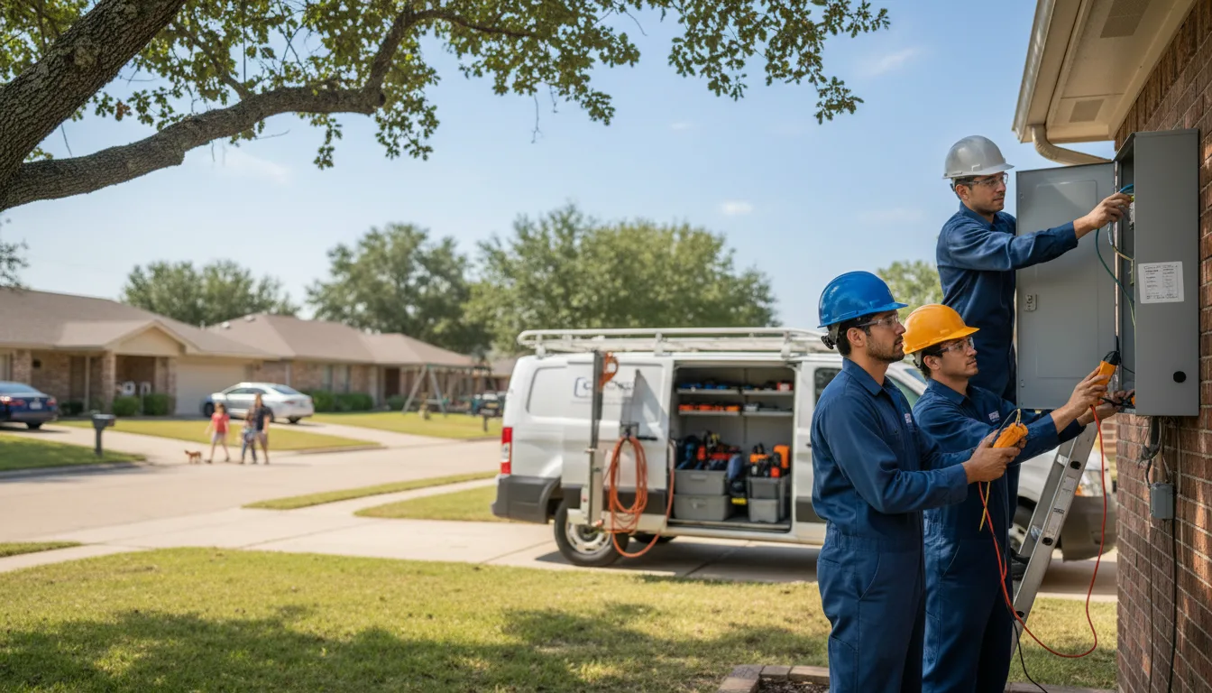 Certified electrician providing emergency electrical services in Taneyville, MO
